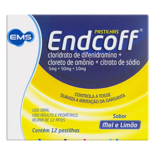 ENDCOFF MEL LIMAO 12PASTILHAS