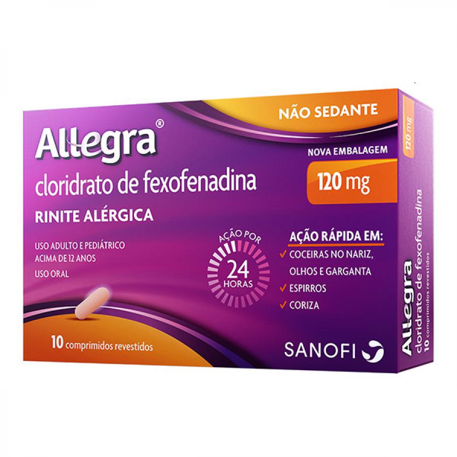 ALLEGRA 120MG C/10 CAP