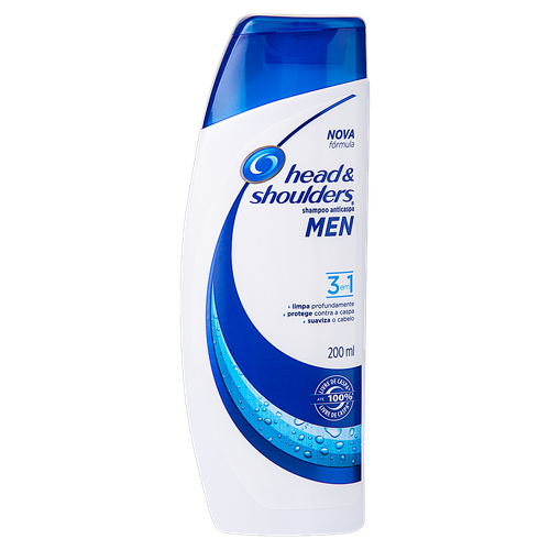 SHAMP HEAD&SHOULDERS 3X1 200ML