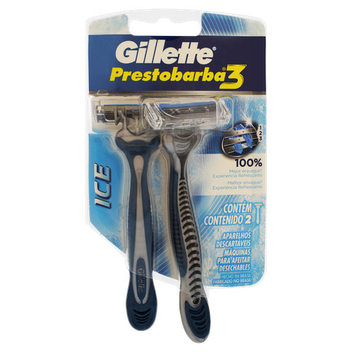 AP PRESTOBARBA 3 ICE 2UNID