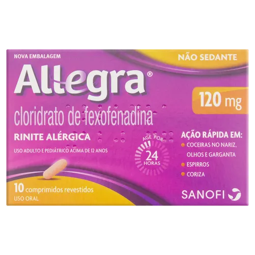 ALLEGRA 120MG C/10 CAP