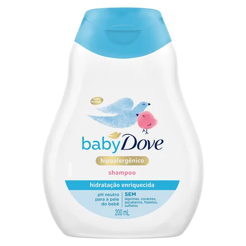 SHAMP DOVE BABY  HIDRAT 200ML