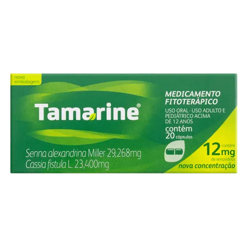 TAMARINE 12MG 20 CAPS