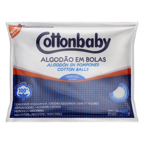 ALGODAO COTTONBABY BOLAS/50GR